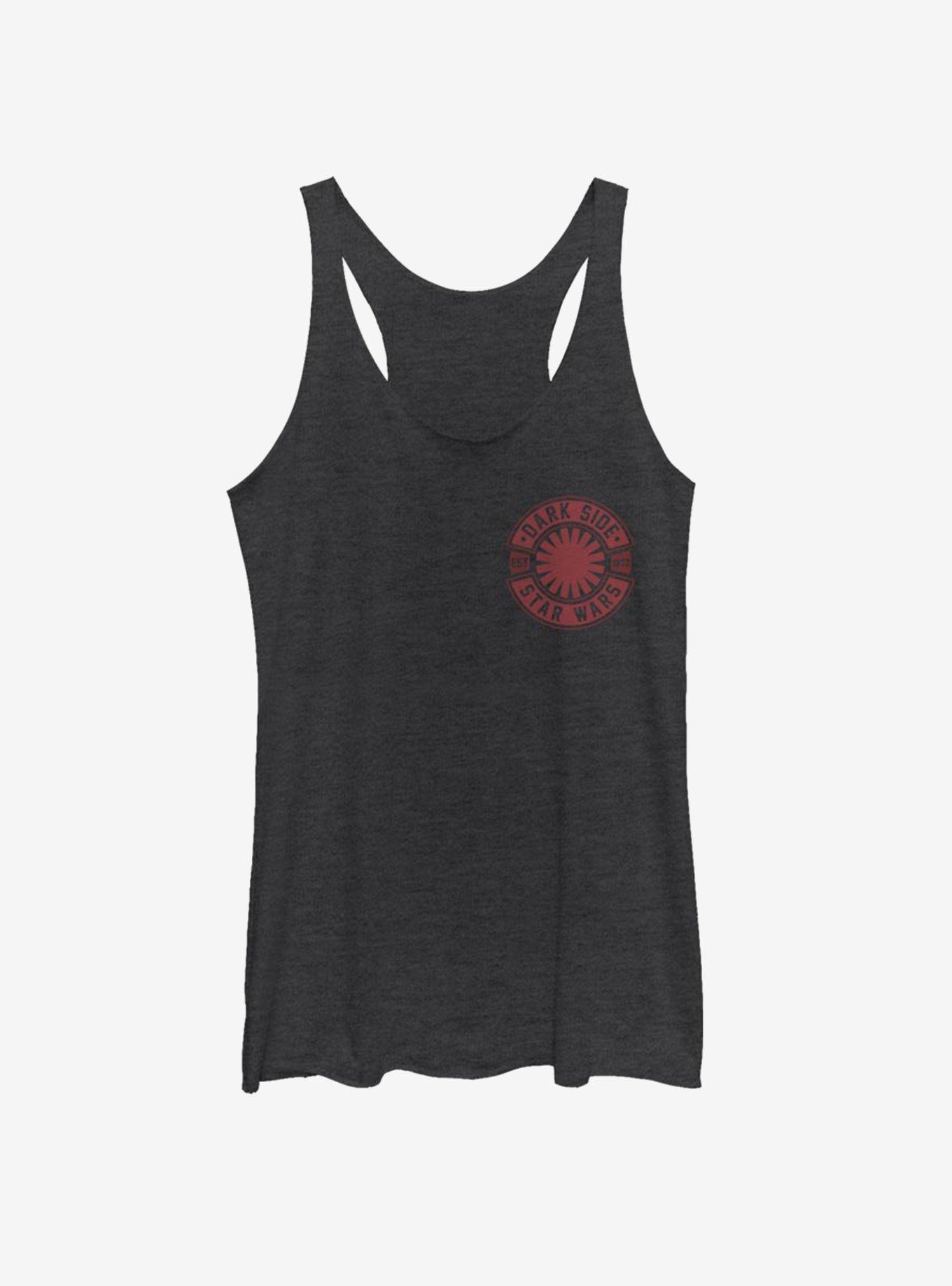 Star Wars Episode IX The Rise Of Skywalker Dark Side Branded Womens Tank Top, BLK HTR, hi-res