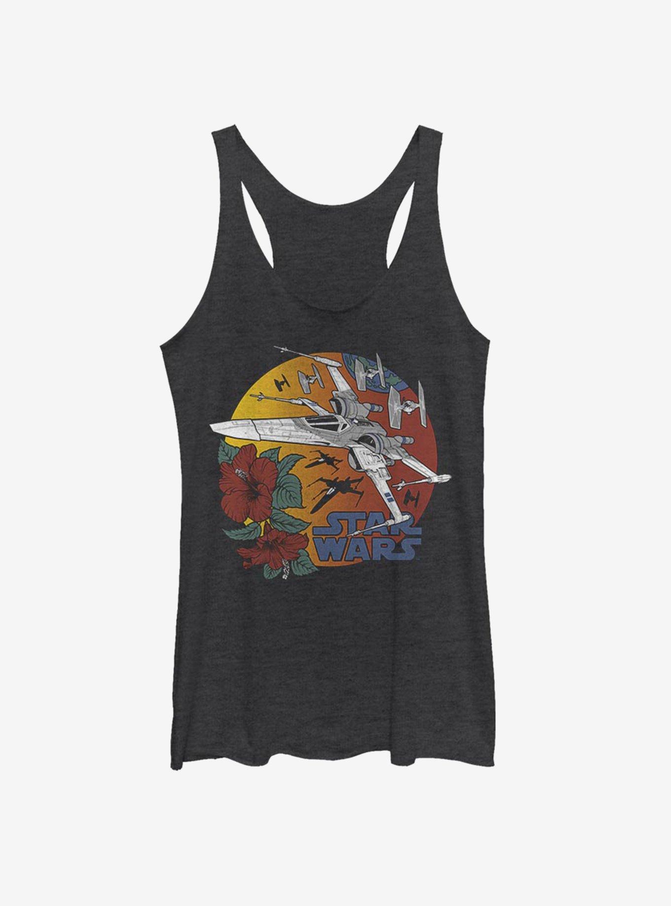 Star Wars Episode IX The Rise Of Skywalker Punch It Womens Tank Top, BLK HTR, hi-res