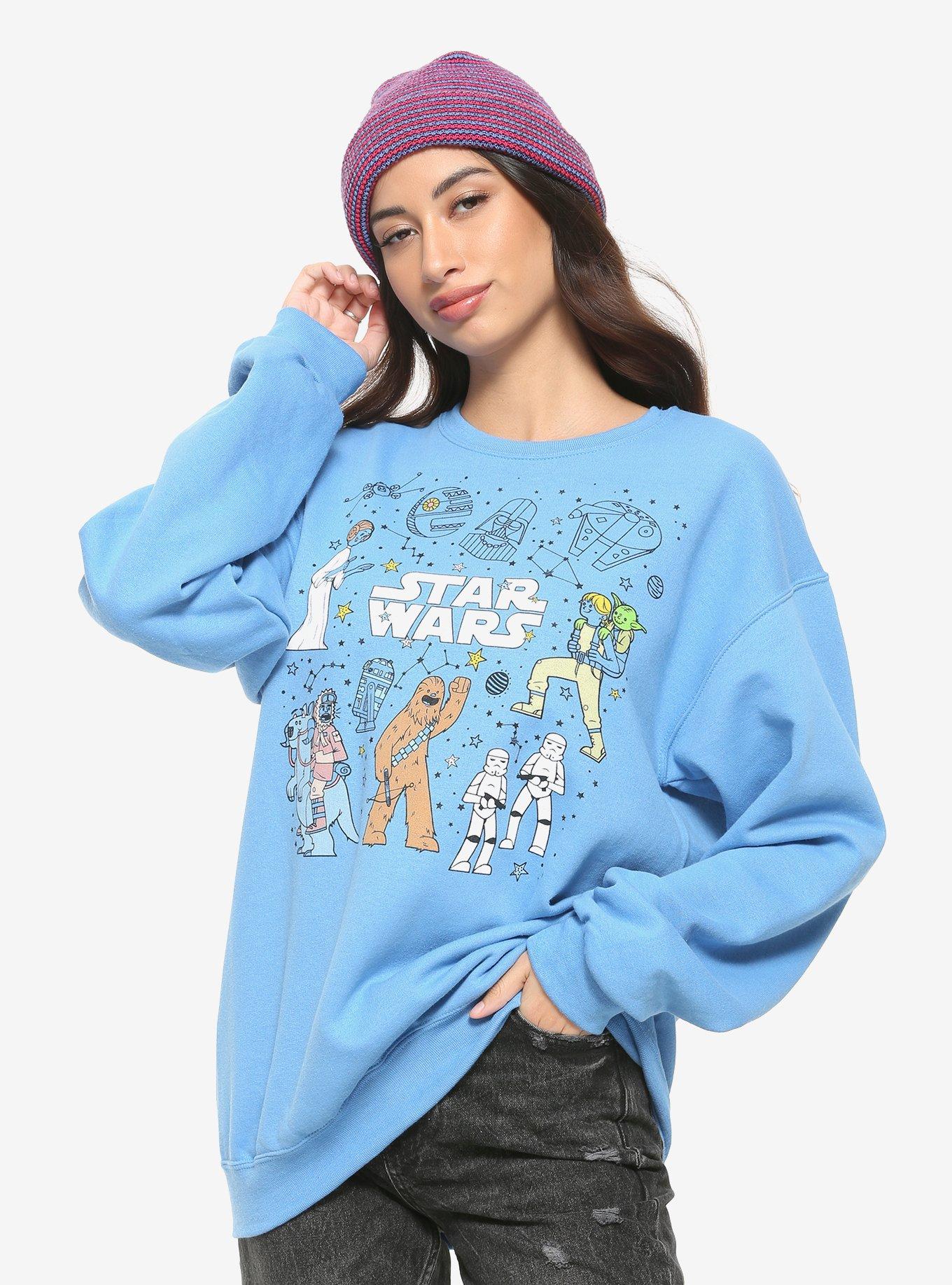 Star Wars Doodle Girls Sweatshirt, MULTI, hi-res