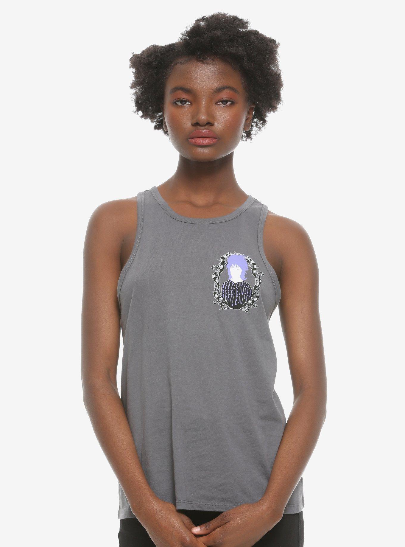 Beetlejuice Lydia Portrait Girls Tank Top, MULTI, hi-res