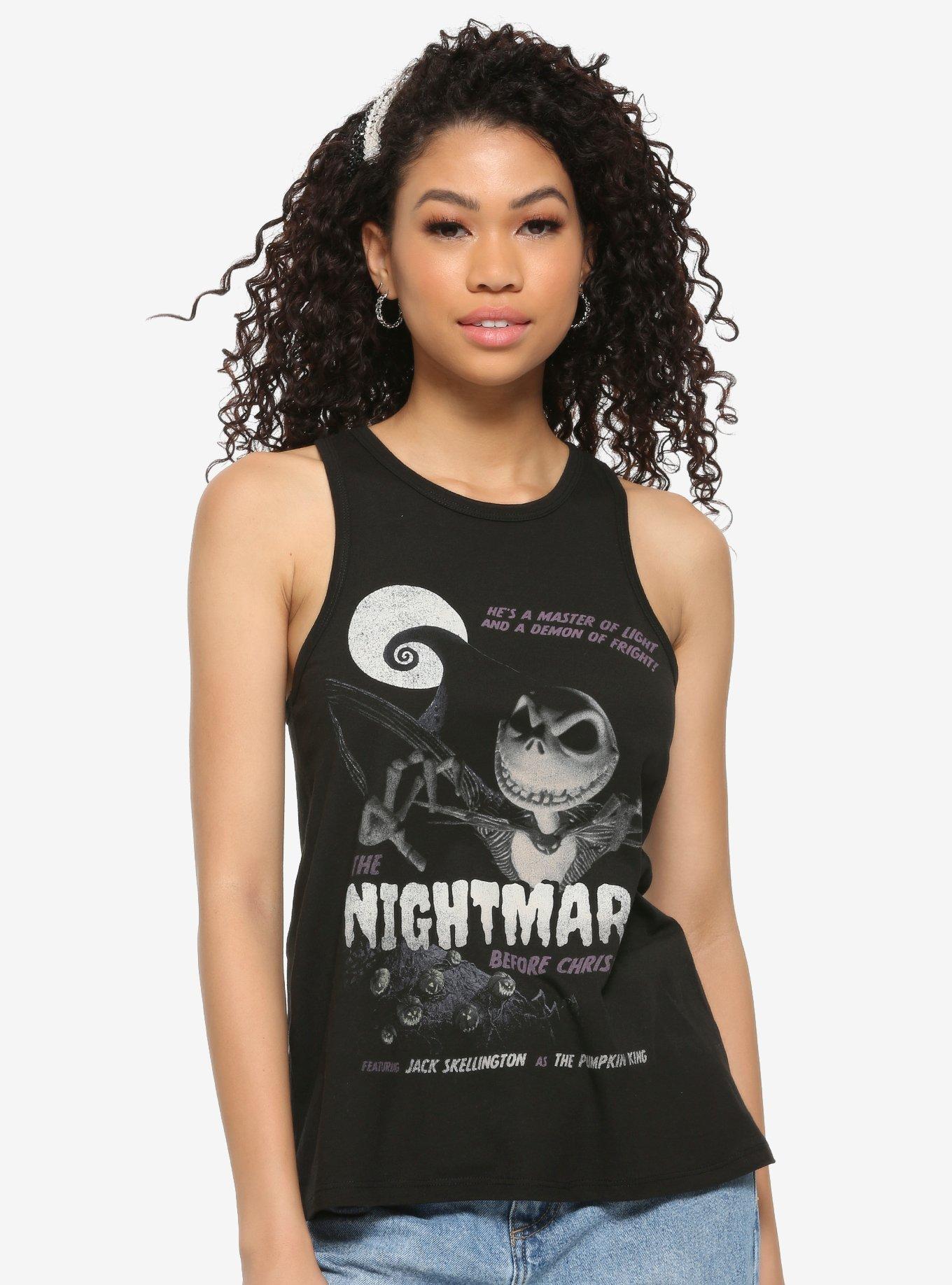 The Nightmare Before Christmas Movie Poster Girls Tank Top, MULTI, hi-res