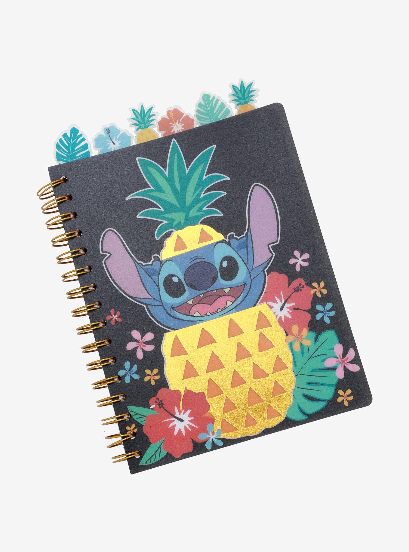 Disney Lilo & Stitch Pineapple Tabbed Journal, , hi-res