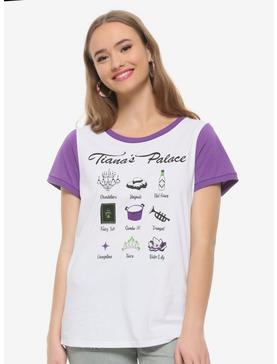 Plus Size Our Universe Disney The Princess And The Frog Tiana's Palace Icons T-Shirt, , hi-res