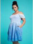 Plus Size Her Universe Disney Cinderella Princess Cold Shoulder Dress Plus Size, MULTI, hi-res