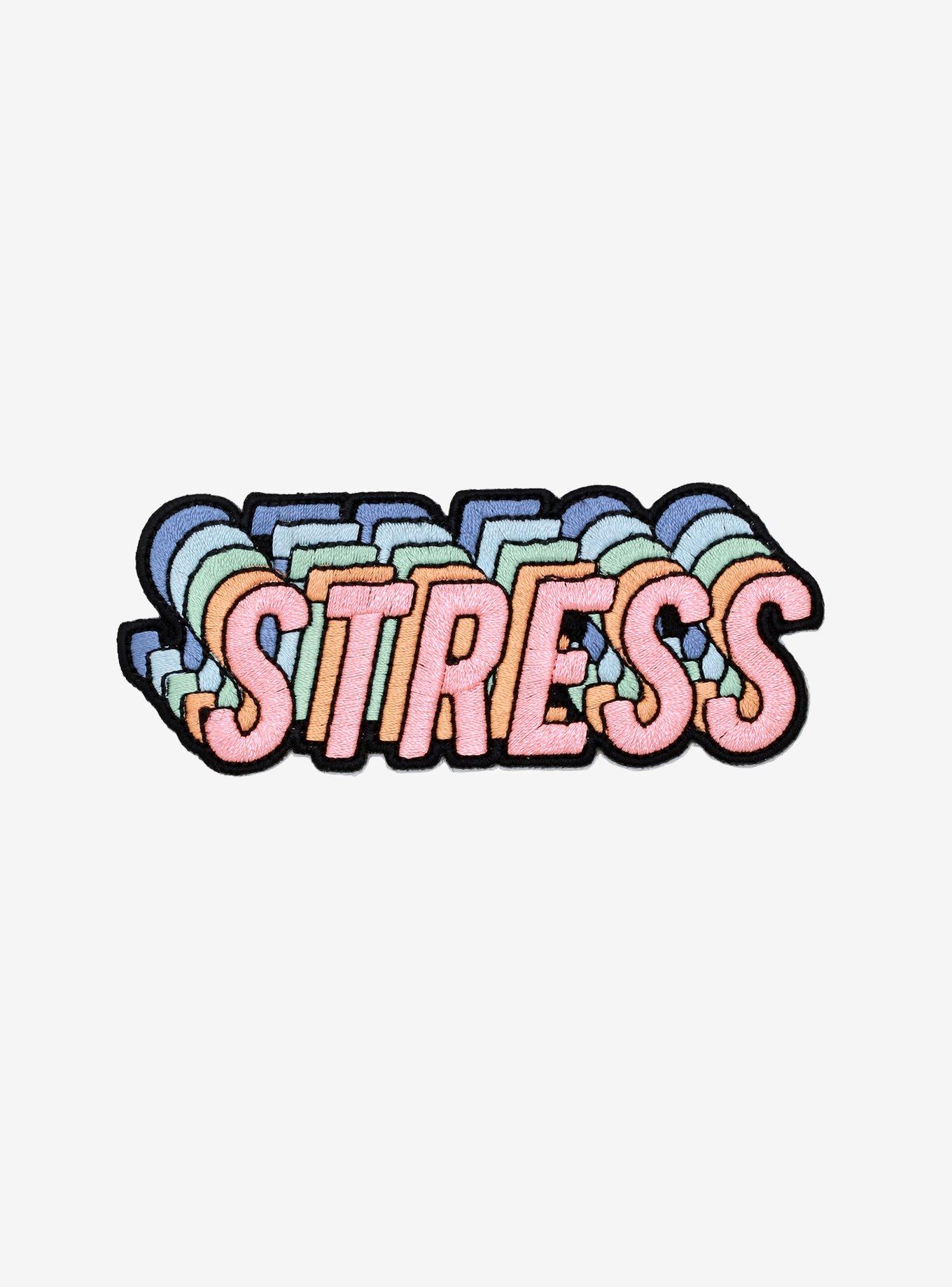 Stress Retro Repeat Patch, , hi-res