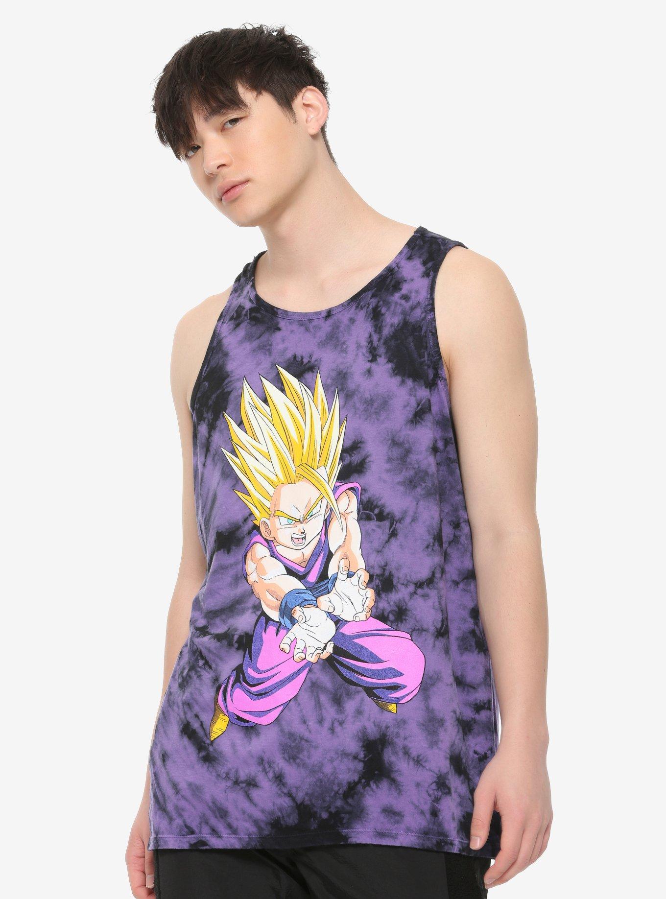 Dragon Ball Z Gohan Tie-Dye Tank Top, MULTI, hi-res