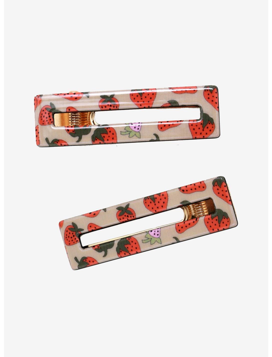 Strawberry Hair Clip Pack - BoxLunch Exclusive, , hi-res
