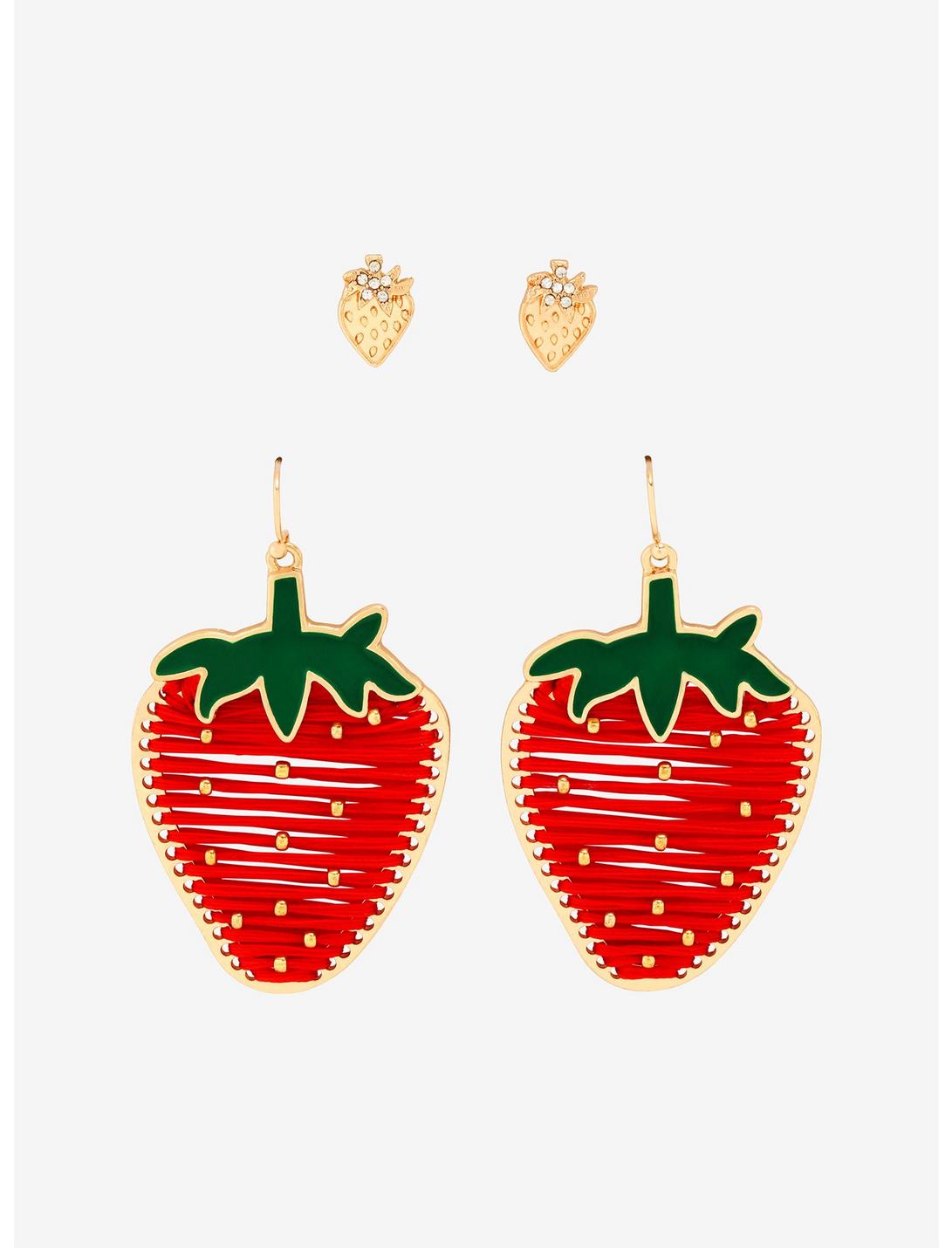 Strawberry Earring Set, , hi-res