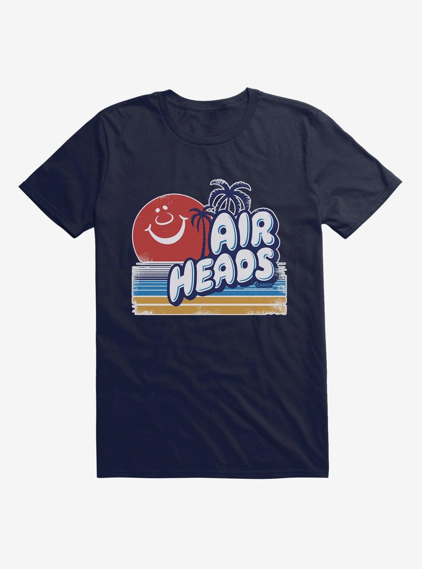 Airheads Tropical Beach Logo T-Shirt, NAVY, hi-res