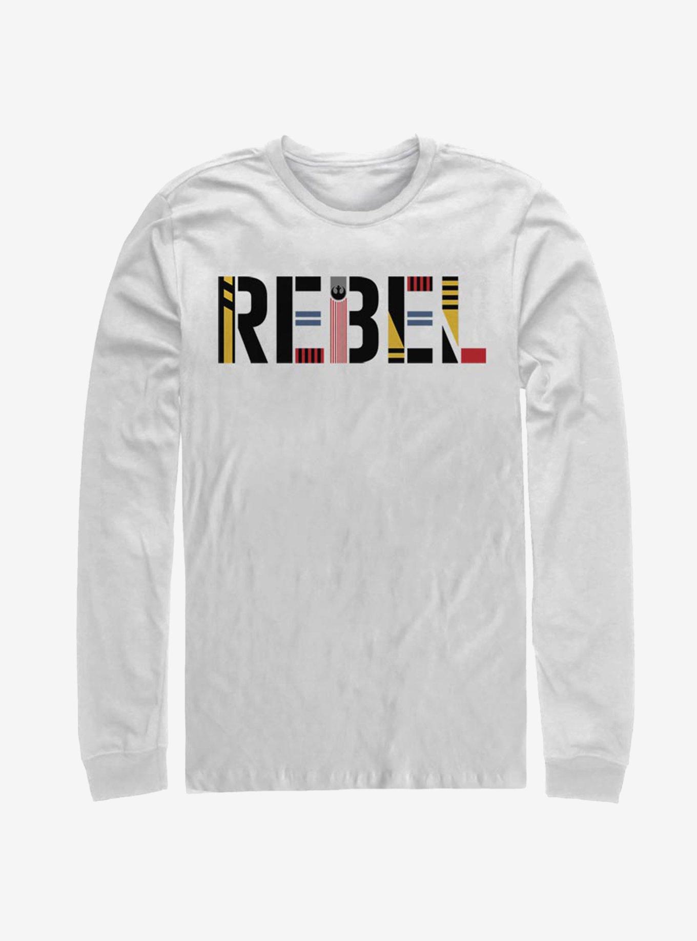 Star Wars Episode IX The Rise Of Skywalker Rebel Simple Long-Sleeve T-Shirt, , hi-res