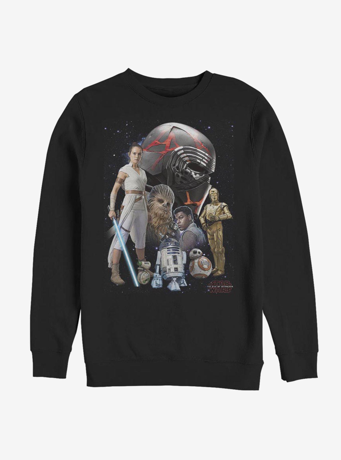 Star Wars Episode IX The Rise Of Skywalker Heroes Of The Galaxy Sweatshirt, , hi-res