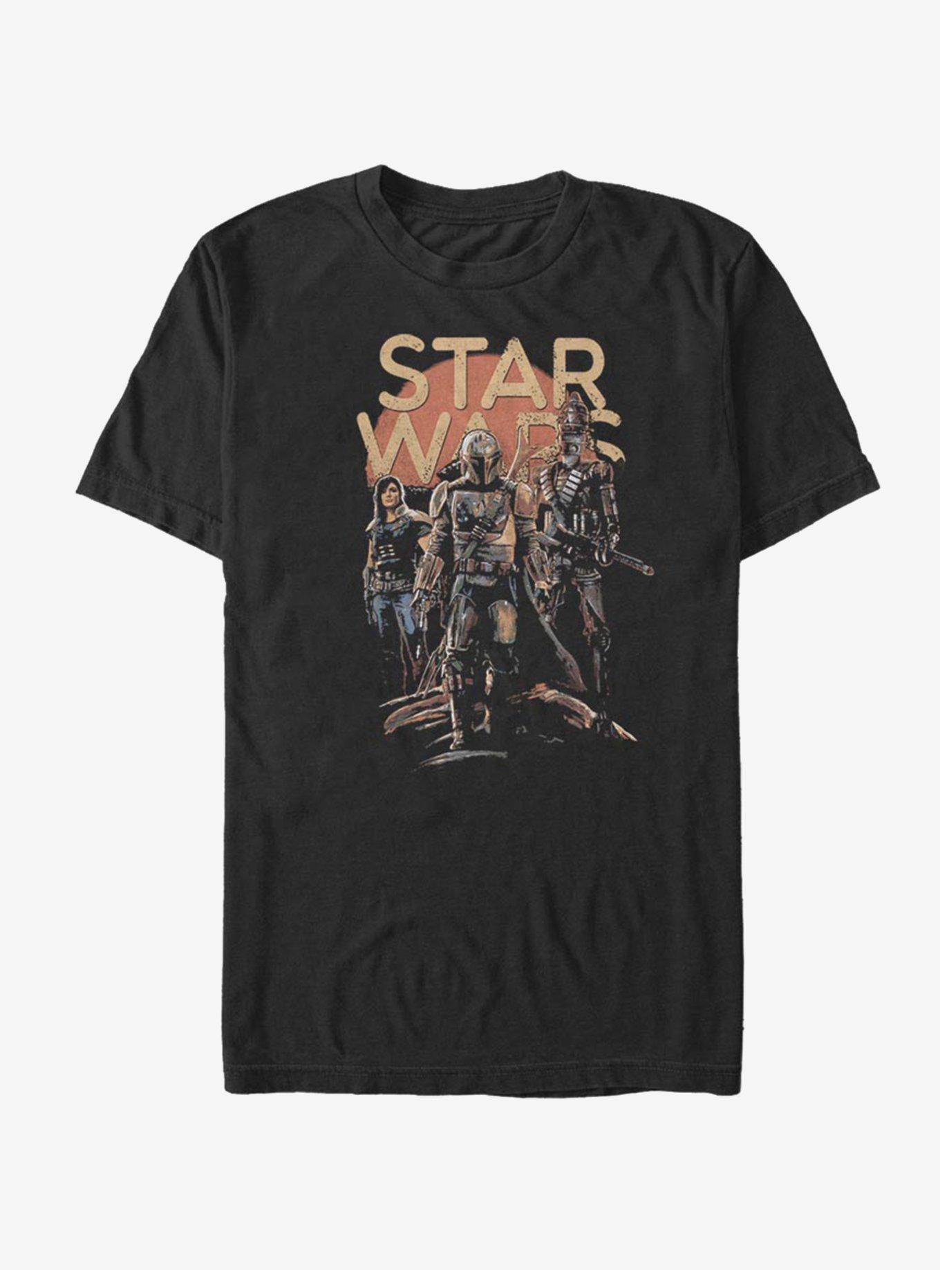 Star Wars The Mandalorian A Few Credits More T-Shirt, BLACK, hi-res