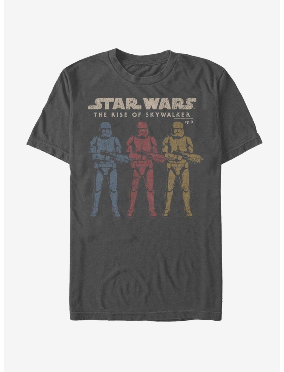 Star Wars Episode IX The Rise Of Skywalker Color Guards T-Shirt, CHARCOAL, hi-res