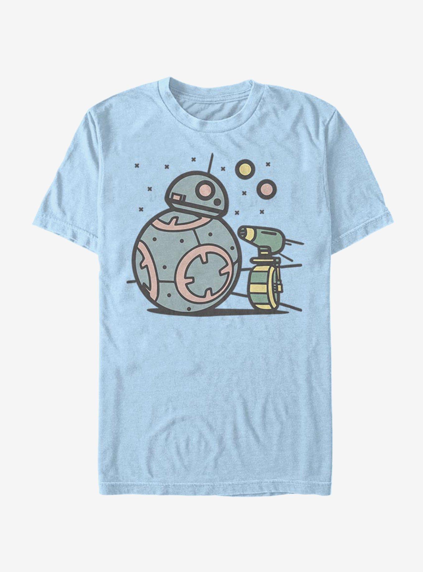 Star Wars Episode IX The Rise Of Skywalker Droid Team T-Shirt, LT BLUE, hi-res
