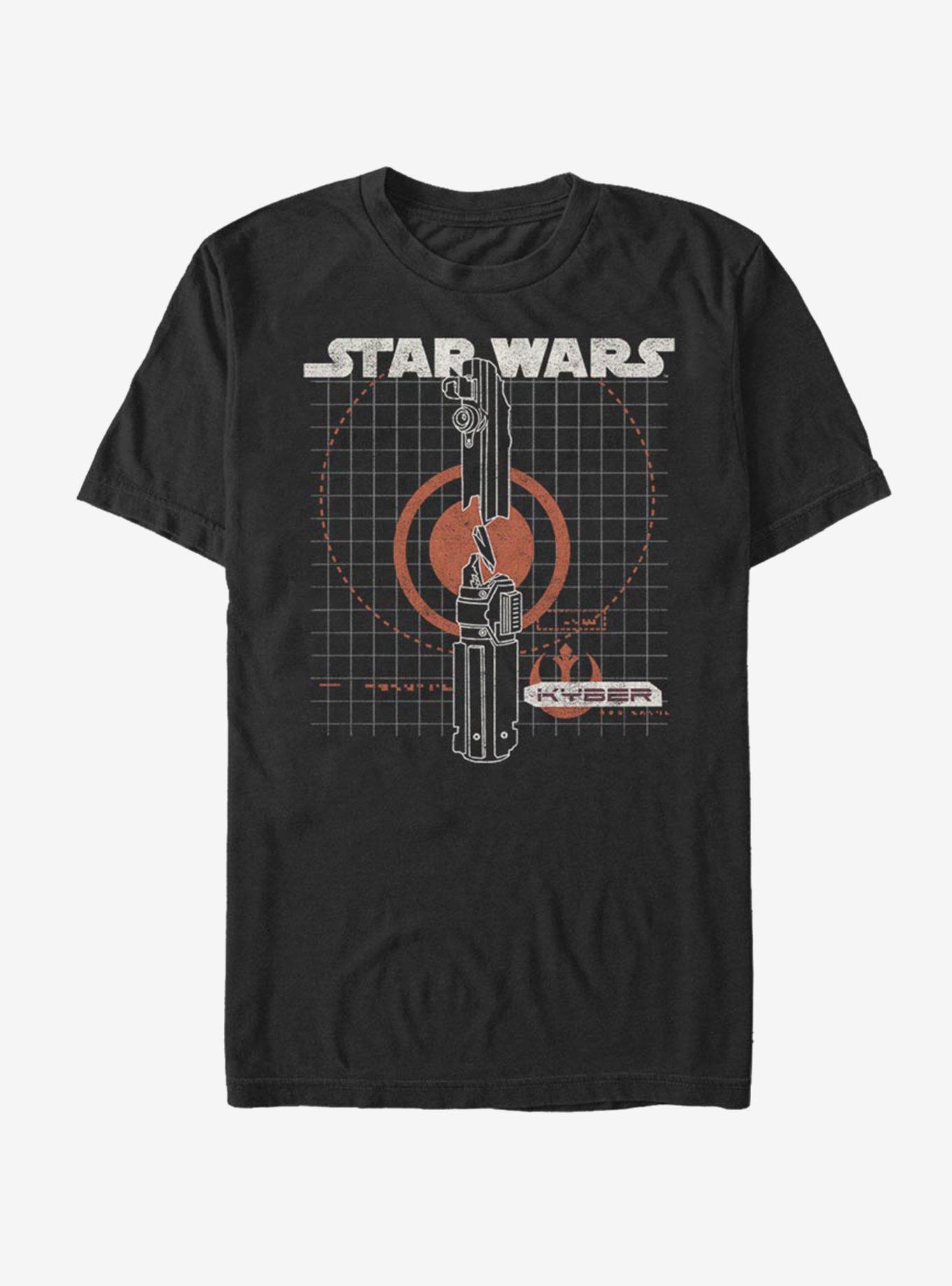 Star Wars Episode IX The Rise Of Skywalker Kyber Crystal T-Shirt, BLACK, hi-res