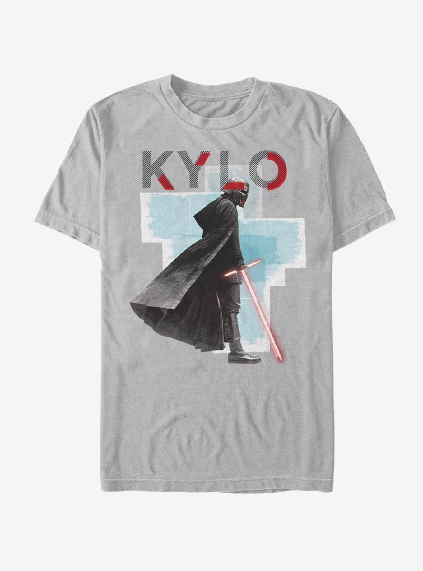 Star Wars Episode IX The Rise Of Skywalker Kylo Red Mask T-Shirt, SILVER, hi-res