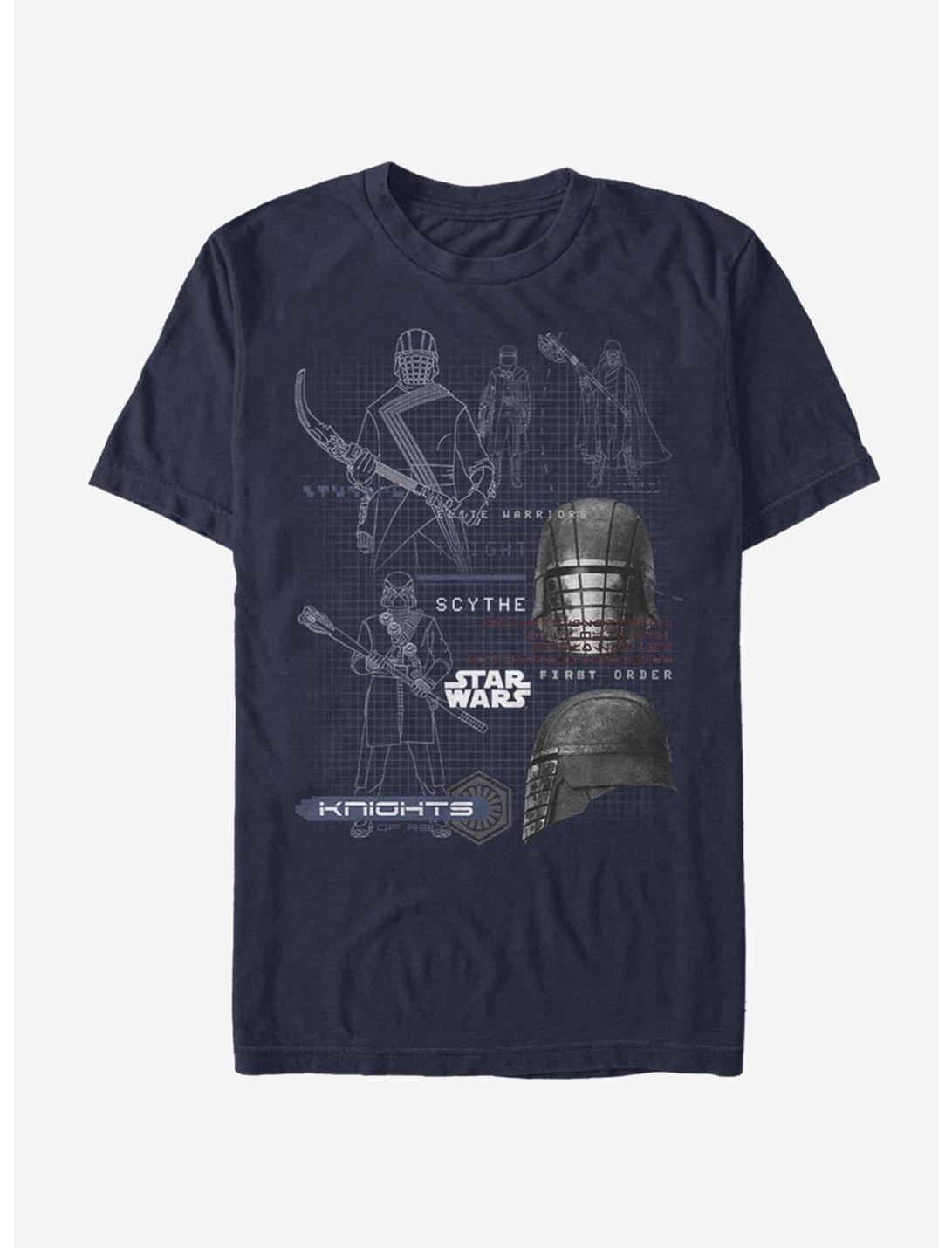 Star Wars Episode IX The Rise Of Skywalker Ren Maps T-Shirt, NAVY, hi-res