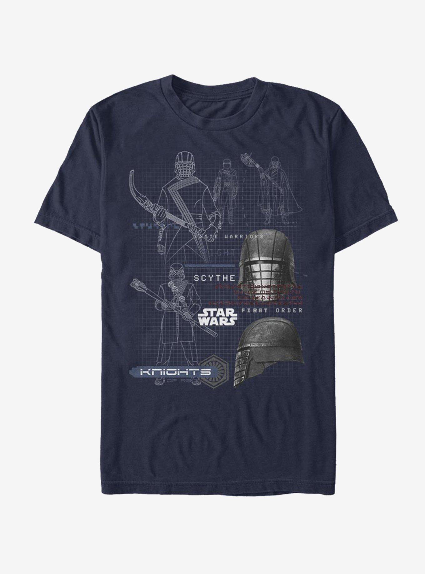 Star Wars Episode IX The Rise Of Skywalker Ren Maps T-Shirt, NAVY, hi-res