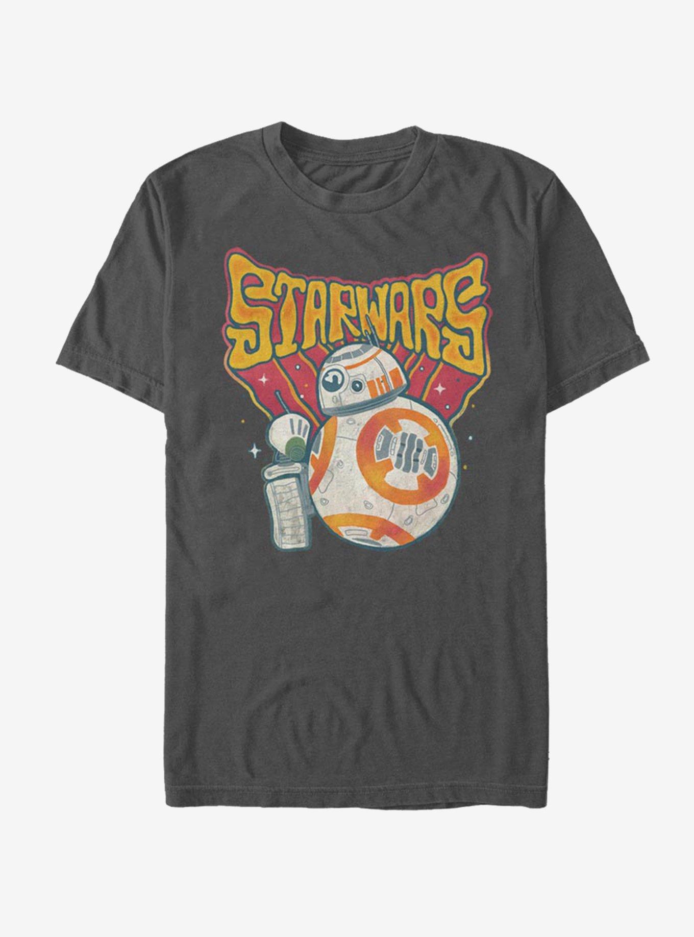 Star Wars Episode IX The Rise Of Skywalker Wobbly T-Shirt, CHARCOAL, hi-res