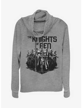 Star Wars Episode IX The Rise Of Skywalker Inked Knights Cowlneck Long-Sleeve Womens Top, , hi-res