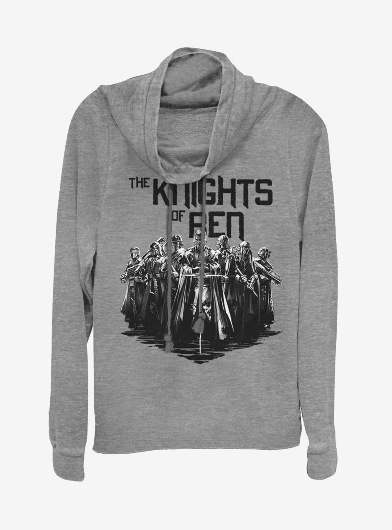 Star Wars Episode IX The Rise Of Skywalker Inked Knights Cowlneck Long-Sleeve Womens Top, , hi-res