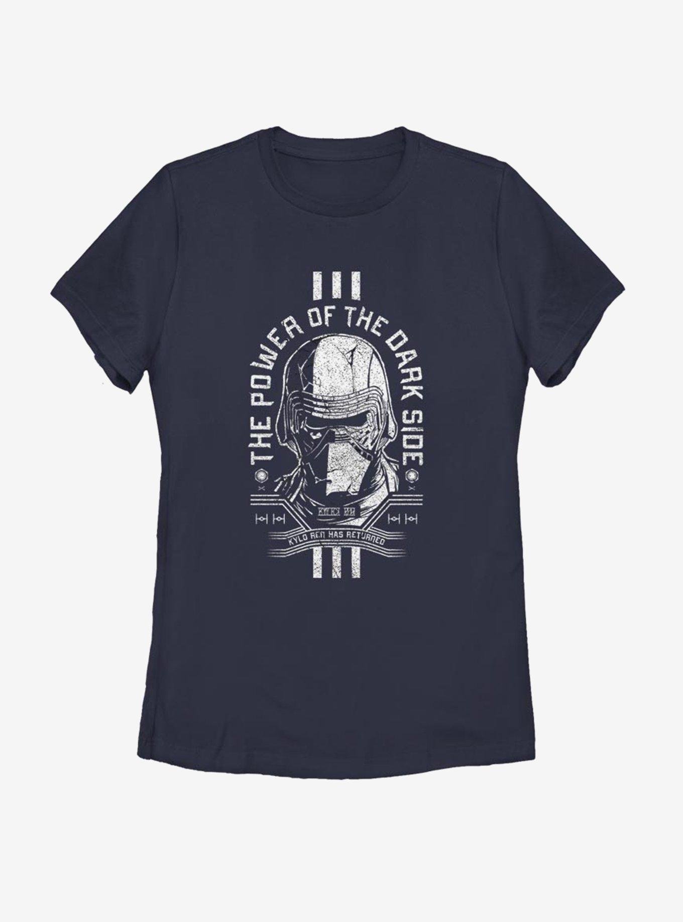 Star Wars Episode IX The Rise Of Skywalker Dark Power Womens T-Shirt, NAVY, hi-res