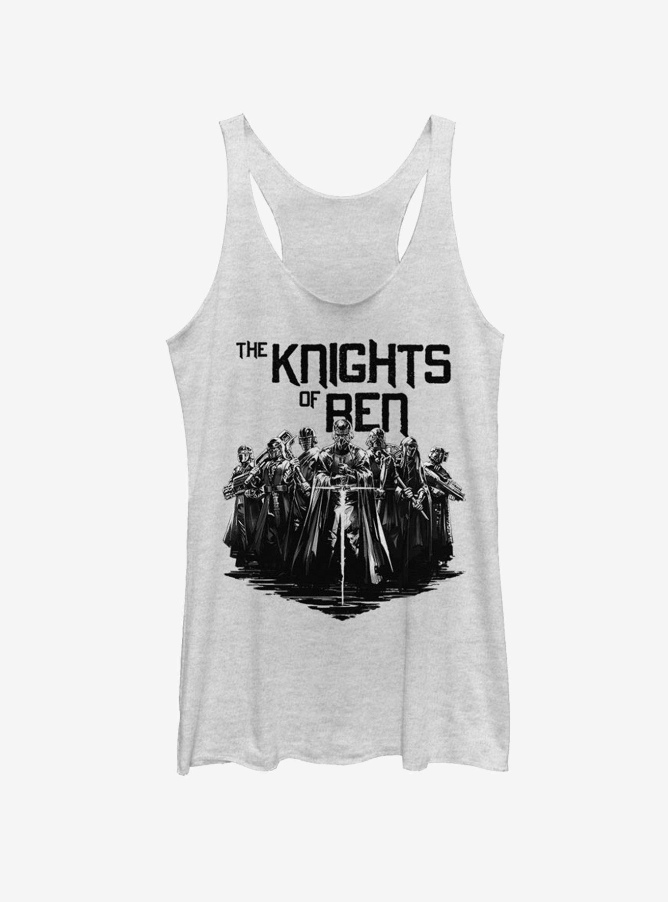 Star Wars Episode IX The Rise Of Skywalker Inked Knights Womens Tank Top, WHITE HTR, hi-res