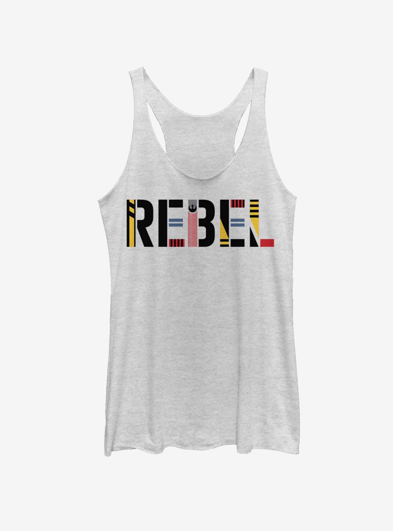 Star Wars Episode IX The Rise Of Skywalker Rebel Simple Womens Tank Top, , hi-res