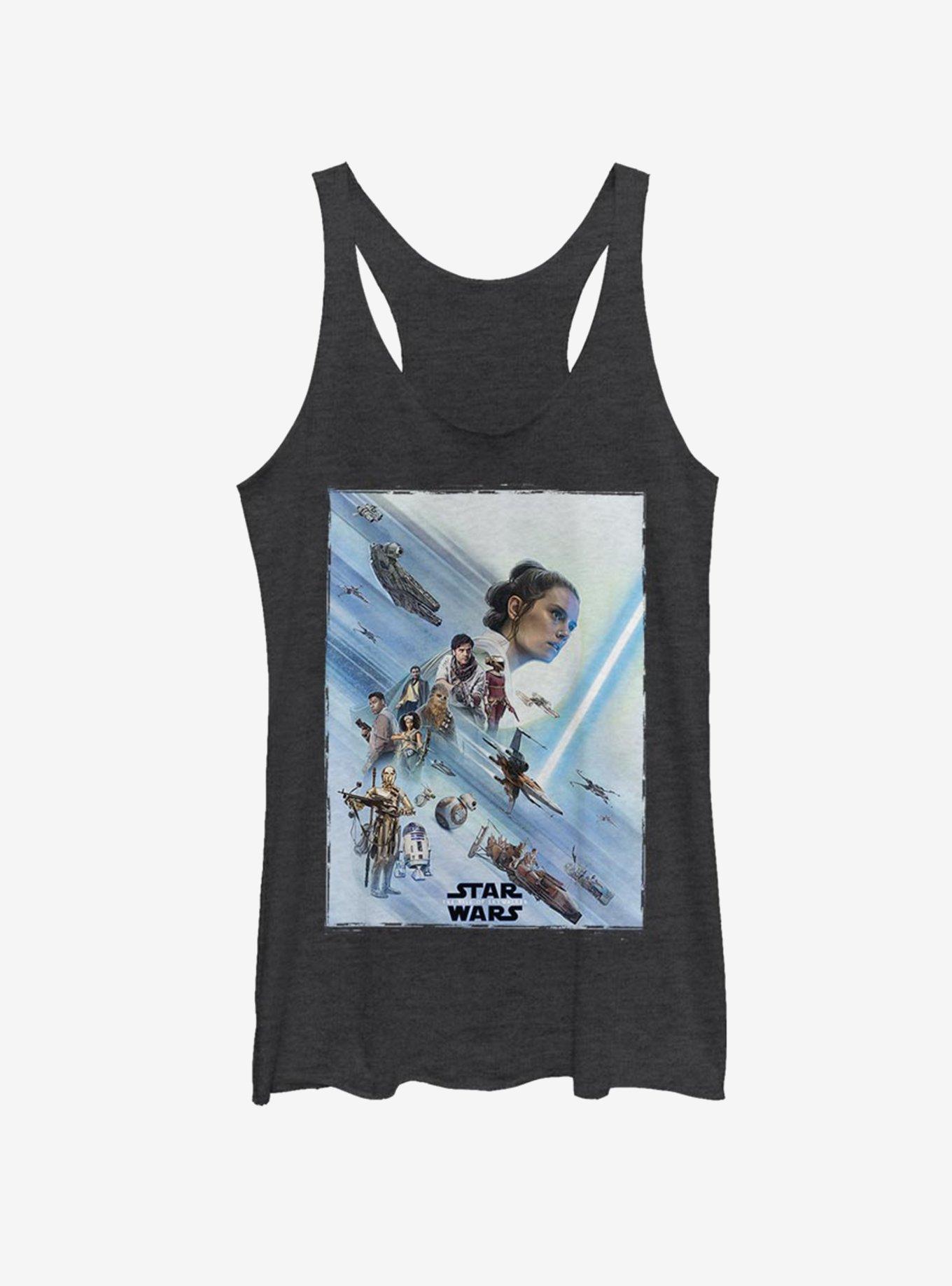 Star Wars Episode IX The Rise Of Skywalker Rey Poster Womens Tank Top, , hi-res