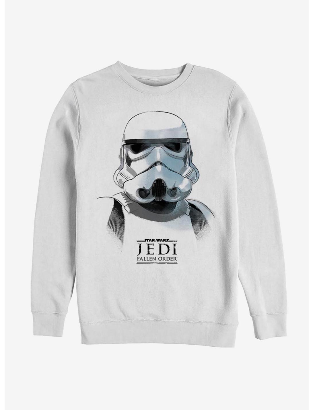 Star Wars Jedi Fallen Order Trooper Mask Sweatshirt, WHITE, hi-res
