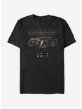 Star Wars Jedi Fallen Order BD-1 Gold T-Shirt, BLACK, hi-res