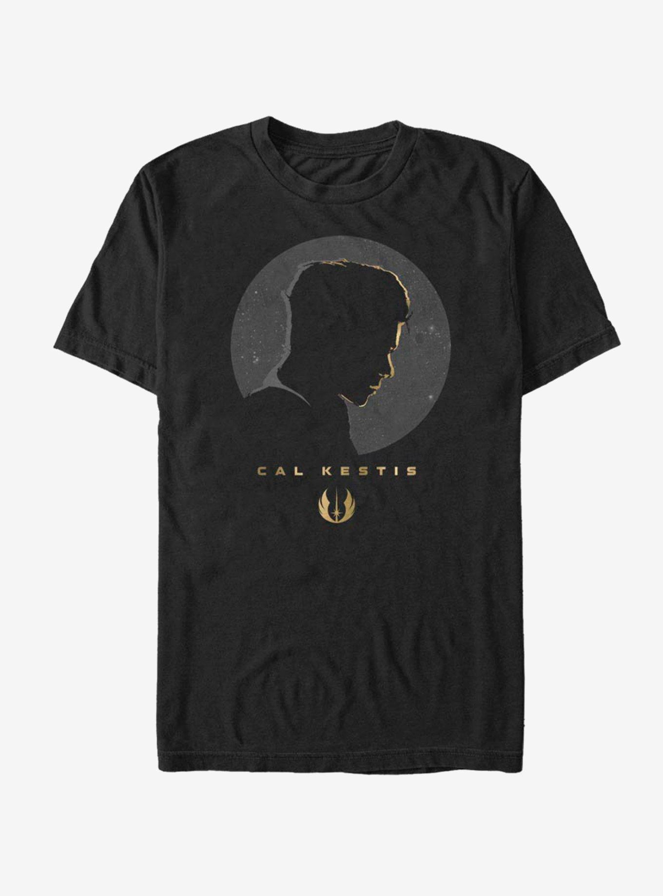 Star Wars Jedi Fallen Order Cal Kestis Gold T-Shirt, BLACK, hi-res