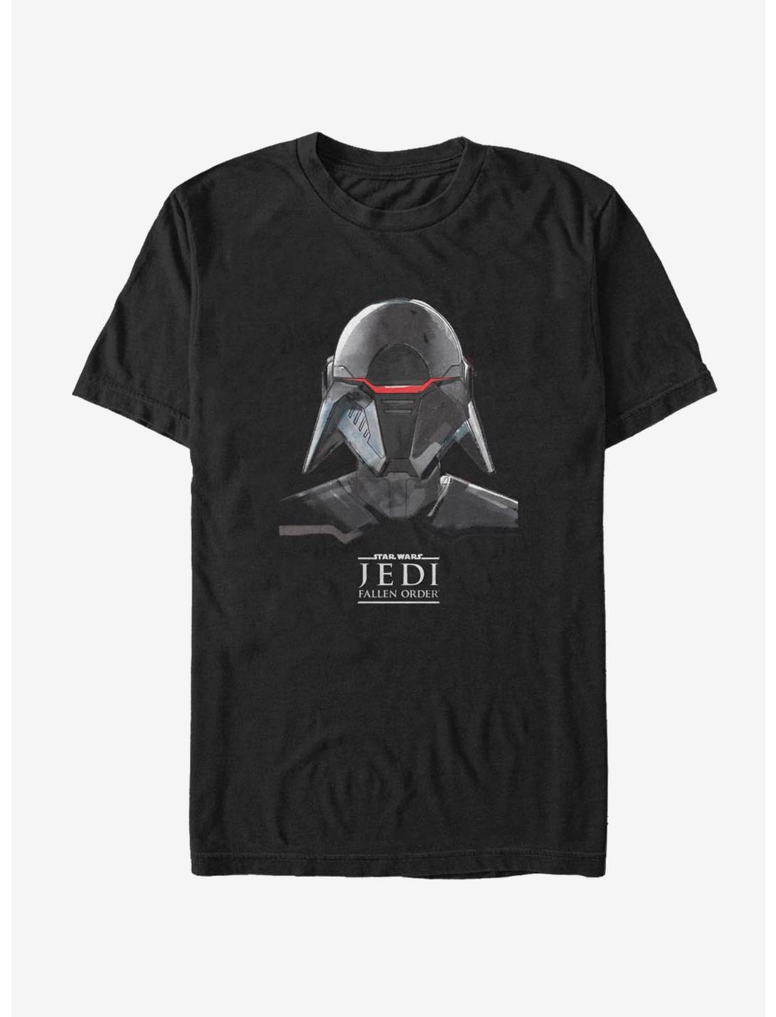 Star Wars Jedi Fallen Order Inquisitor Mask T-Shirt, BLACK, hi-res