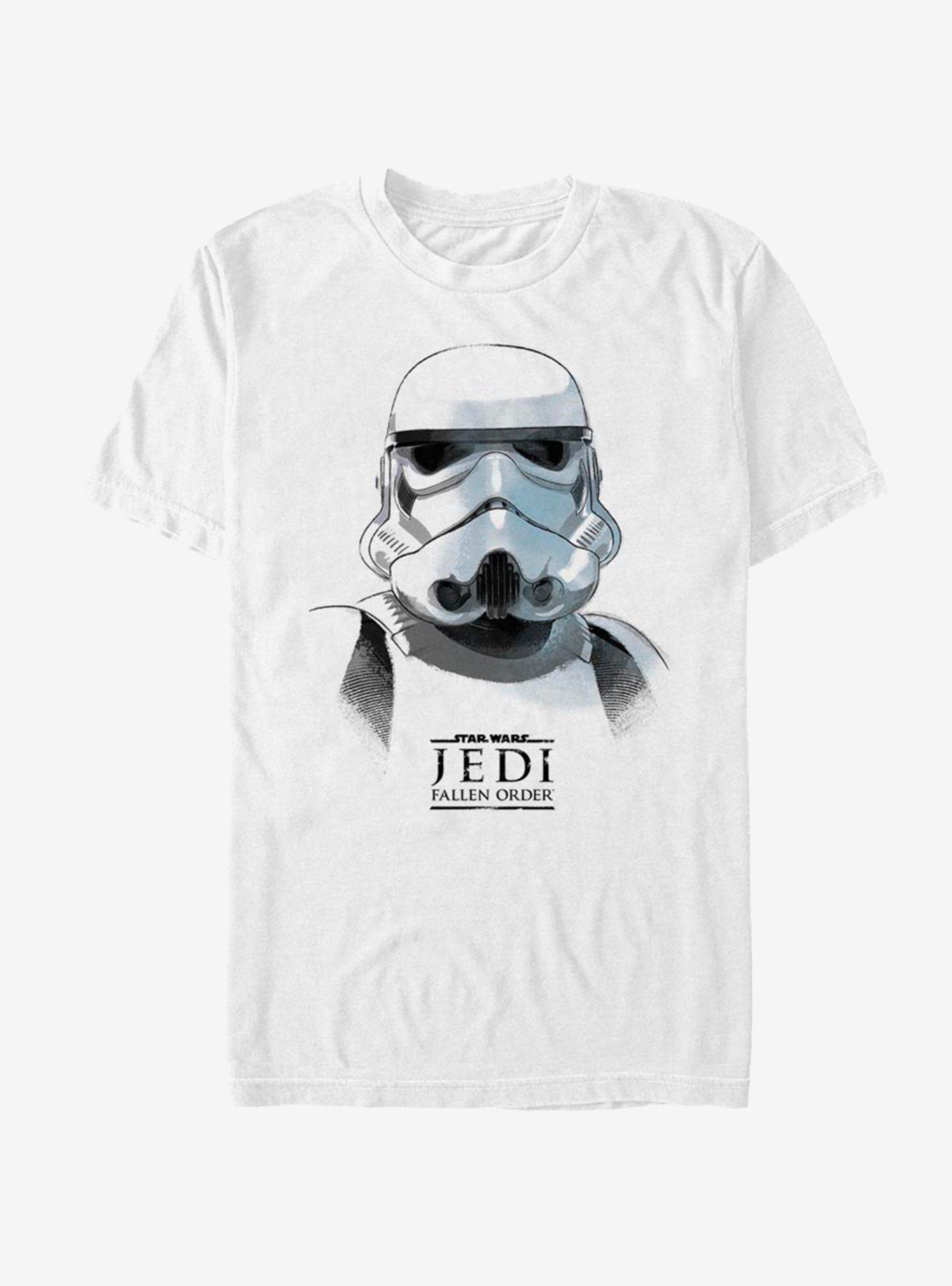 Star Wars Jedi Fallen Order Trooper Mask T-Shirt, WHITE, hi-res