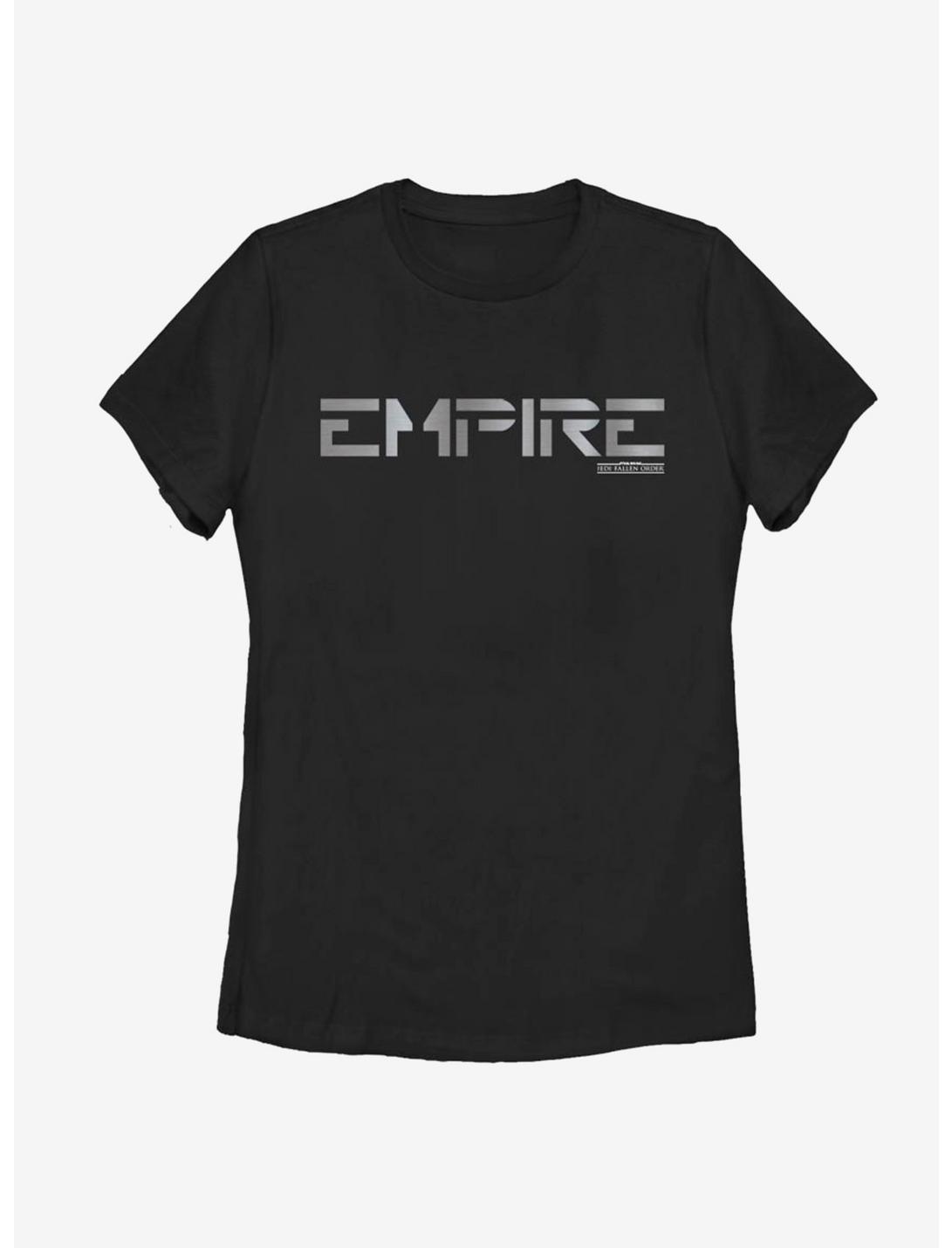 Star Wars Jedi Fallen Order Empire Script Womens T-Shirt, BLACK, hi-res