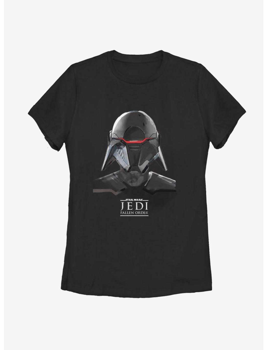 Star Wars Jedi Fallen Order Inquisitor Mask Womens T-Shirt, BLACK, hi-res