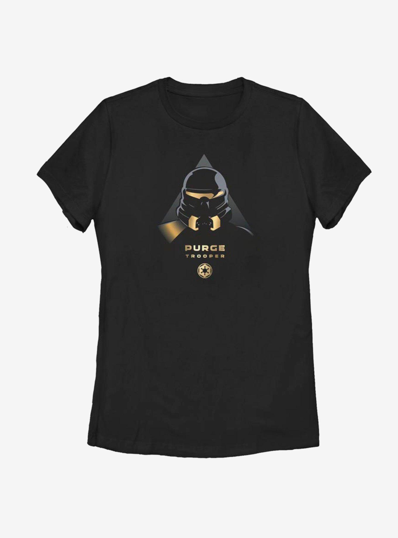 Star Wars Jedi Fallen Order Purge Trooper Gold Womens T-Shirt, BLACK, hi-res