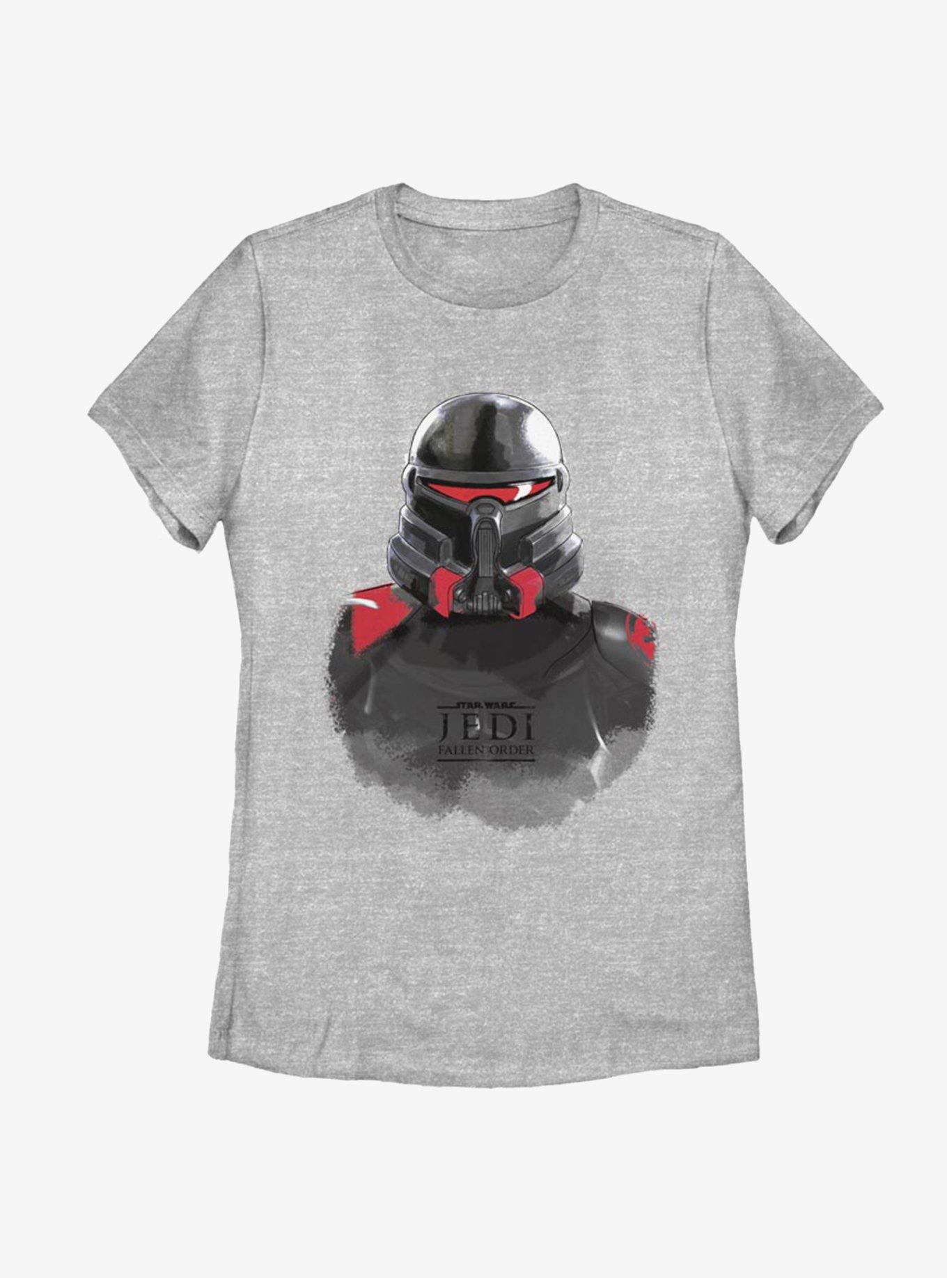 Star Wars Jedi Fallen Order Purge Trooper Mask Womens T-Shirt, ATH HTR, hi-res