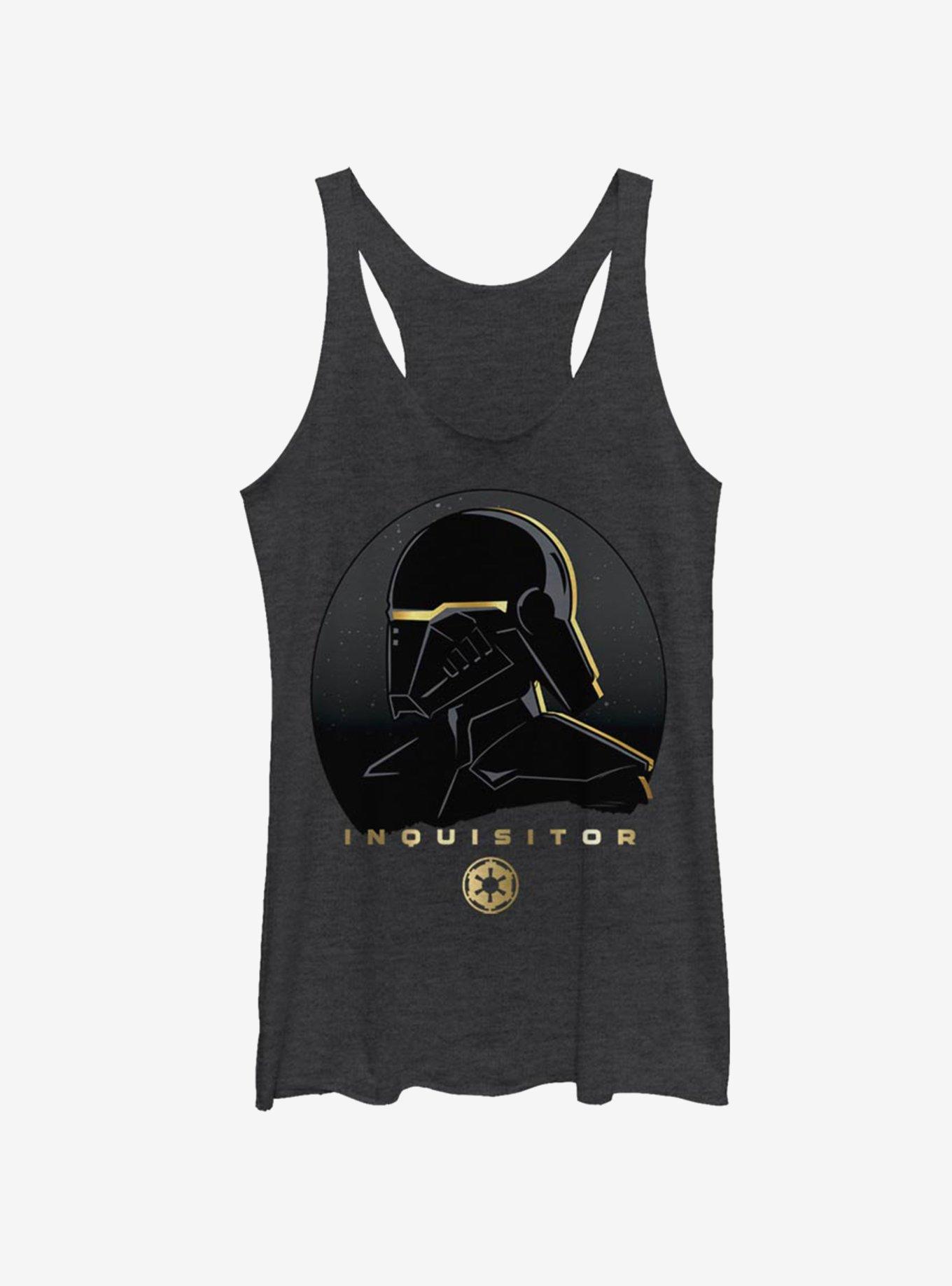 Star Wars Jedi Fallen Order Inquisitor Gold Womens Tank Top, BLK HTR, hi-res