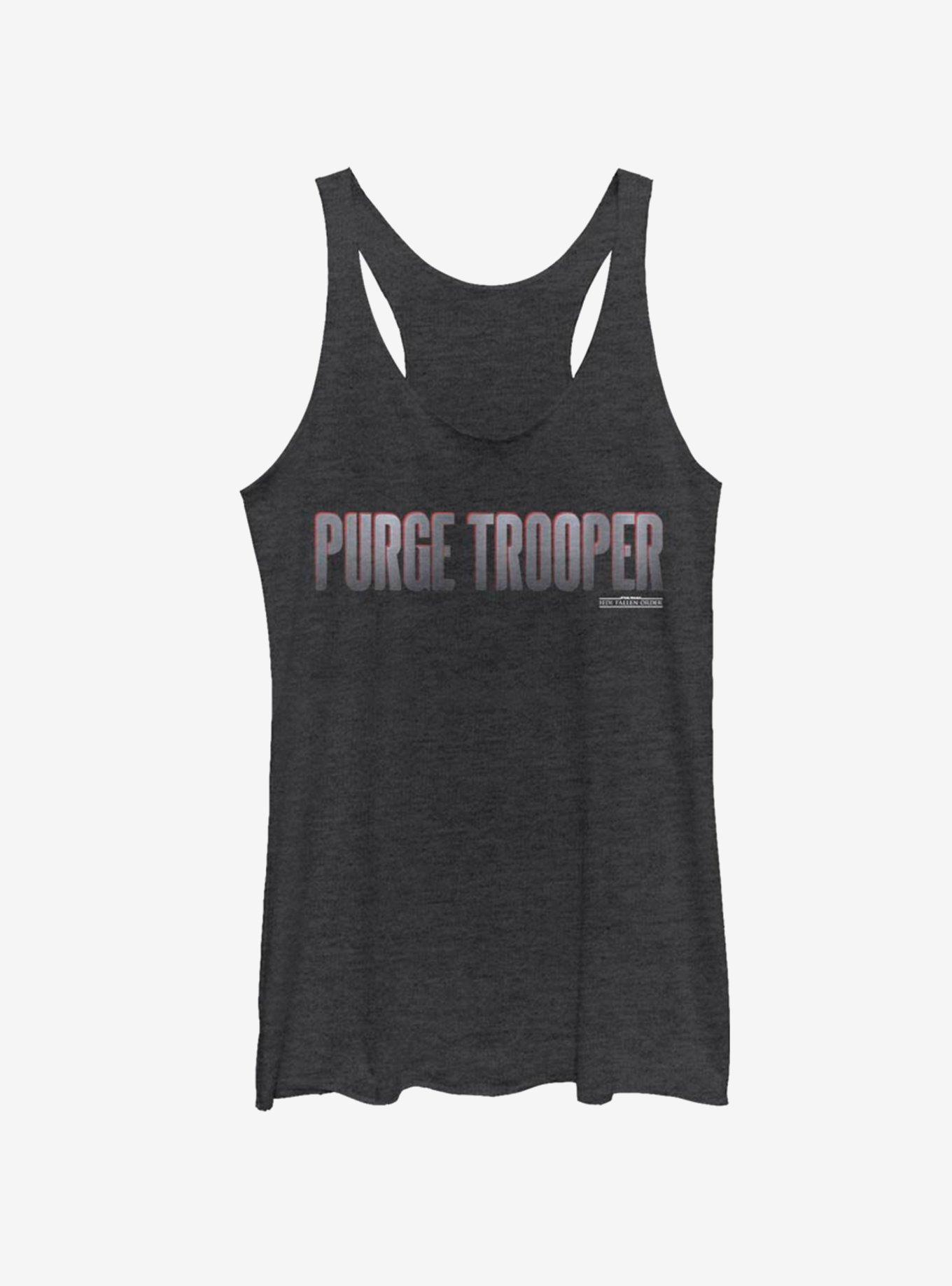 Star Wars Jedi Fallen Order Purge Trooper Womens Tank Top, BLK HTR, hi-res