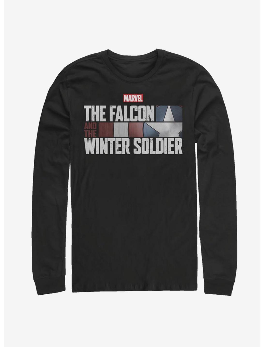 Marvel The Falcon And The Winter Soldier Long-Sleeve T-Shirt, BLACK, hi-res