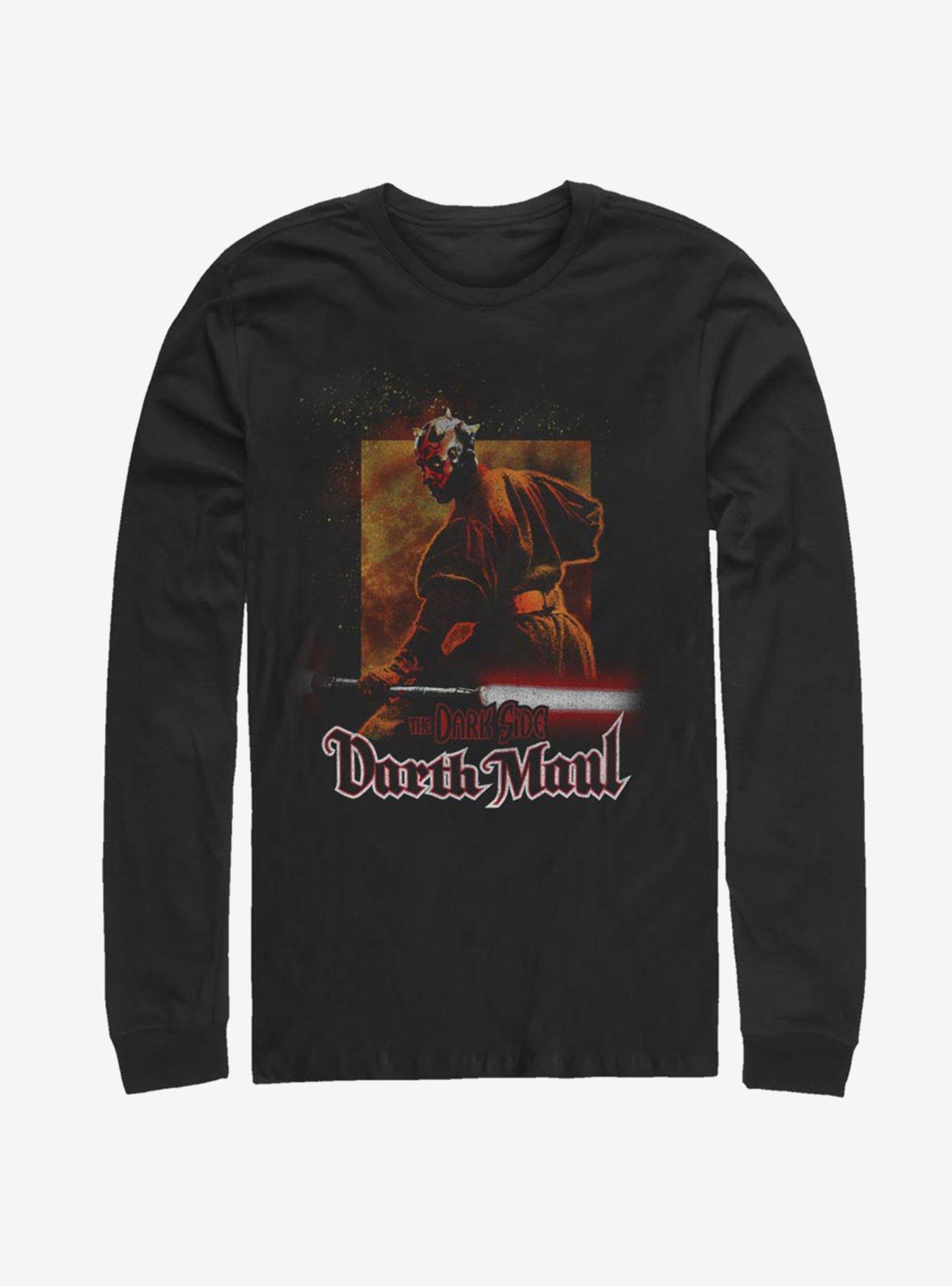 Star Wars Darth Maul The Dark Side Long-Sleeve T-Shirt, BLACK, hi-res