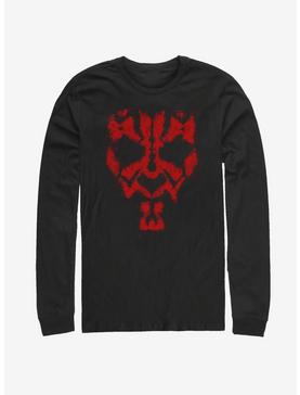 Plus Size Star Wars Darth Maul Red Paint Long-Sleeve T-Shirt, , hi-res