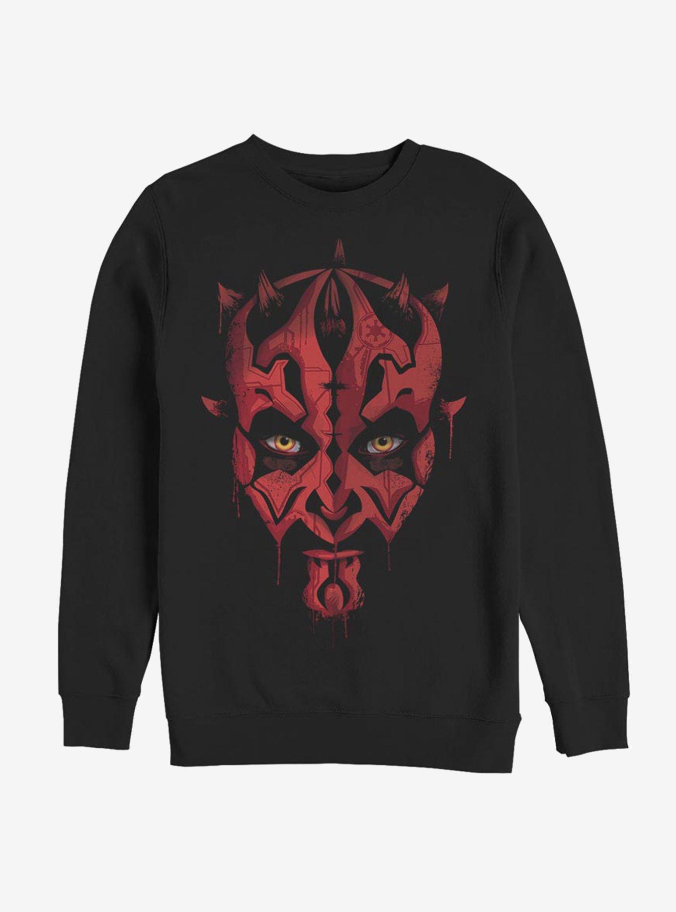 Star Wars Darth Maul Emerges Sweatshirt, BLACK, hi-res