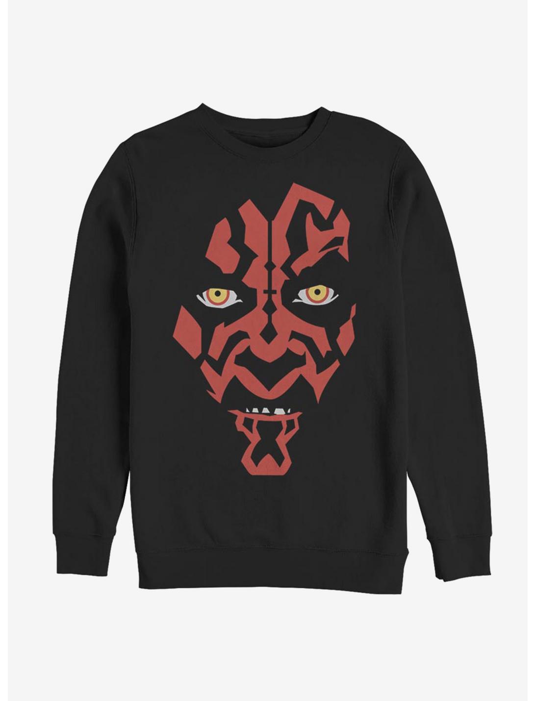 Star Wars Darth Maul Face Sweatshirt, BLACK, hi-res
