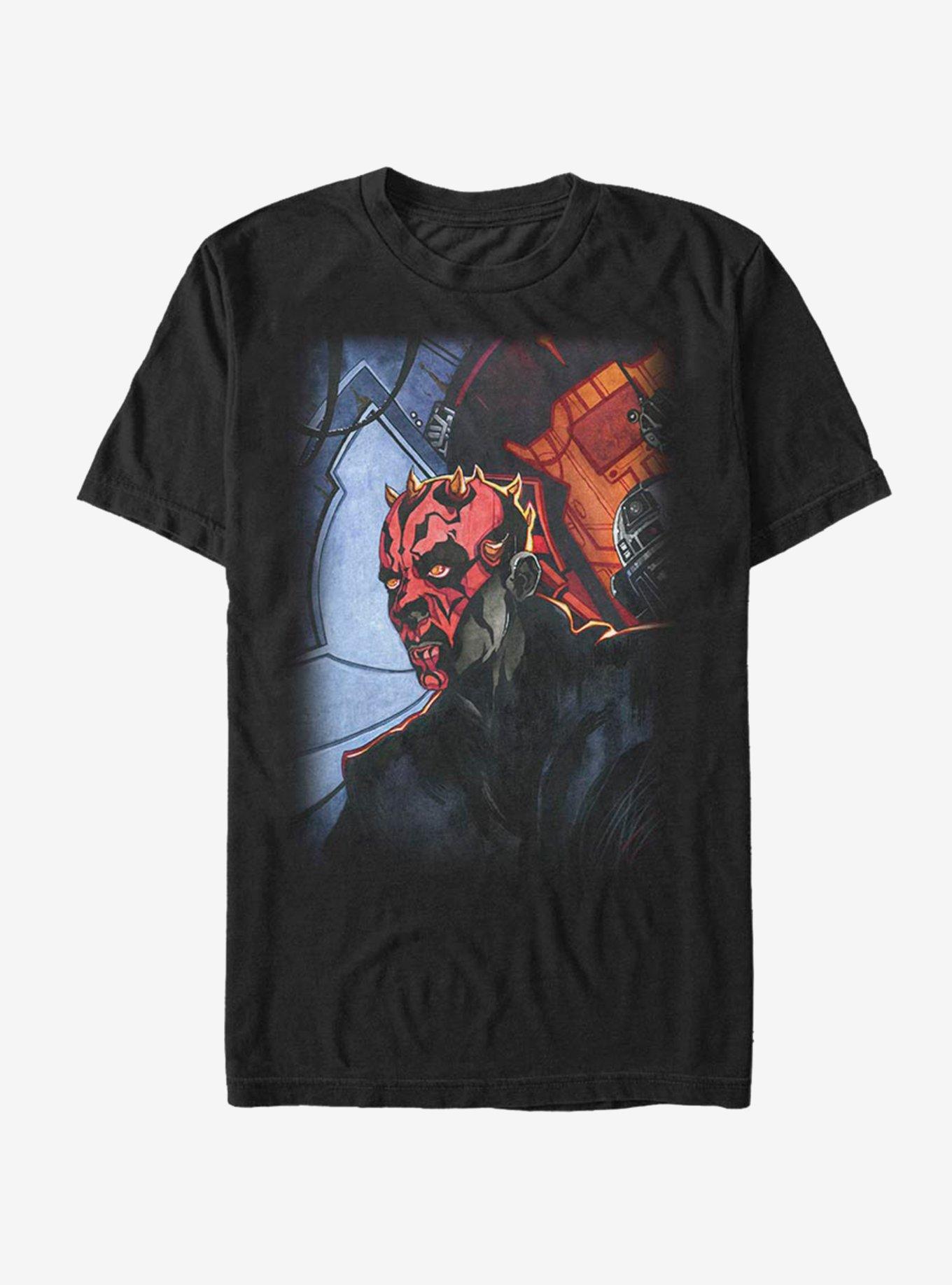 Star Wars Darth Maul Returns T-Shirt, BLACK, hi-res