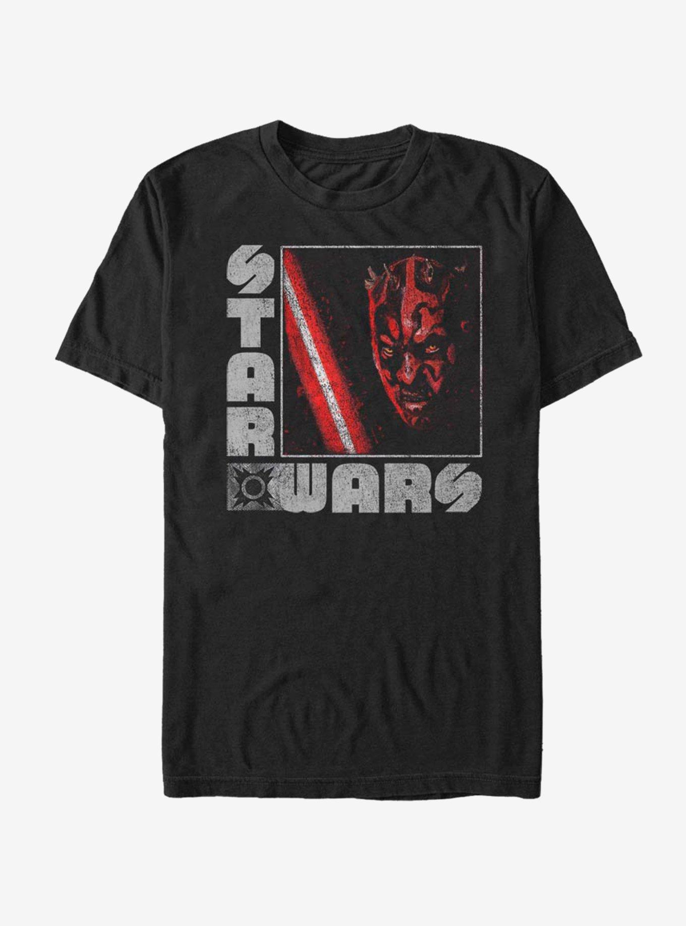 Star Wars Darth Maul Light Saber T-Shirt, BLACK, hi-res