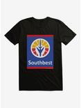 Jay And Silent Bob Reboot Southbest Poster T-Shirt, BLACK, hi-res