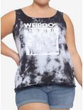 The Craft Weirdos Tie-Dye Girls Tank Top Plus Size, WHITE, hi-res