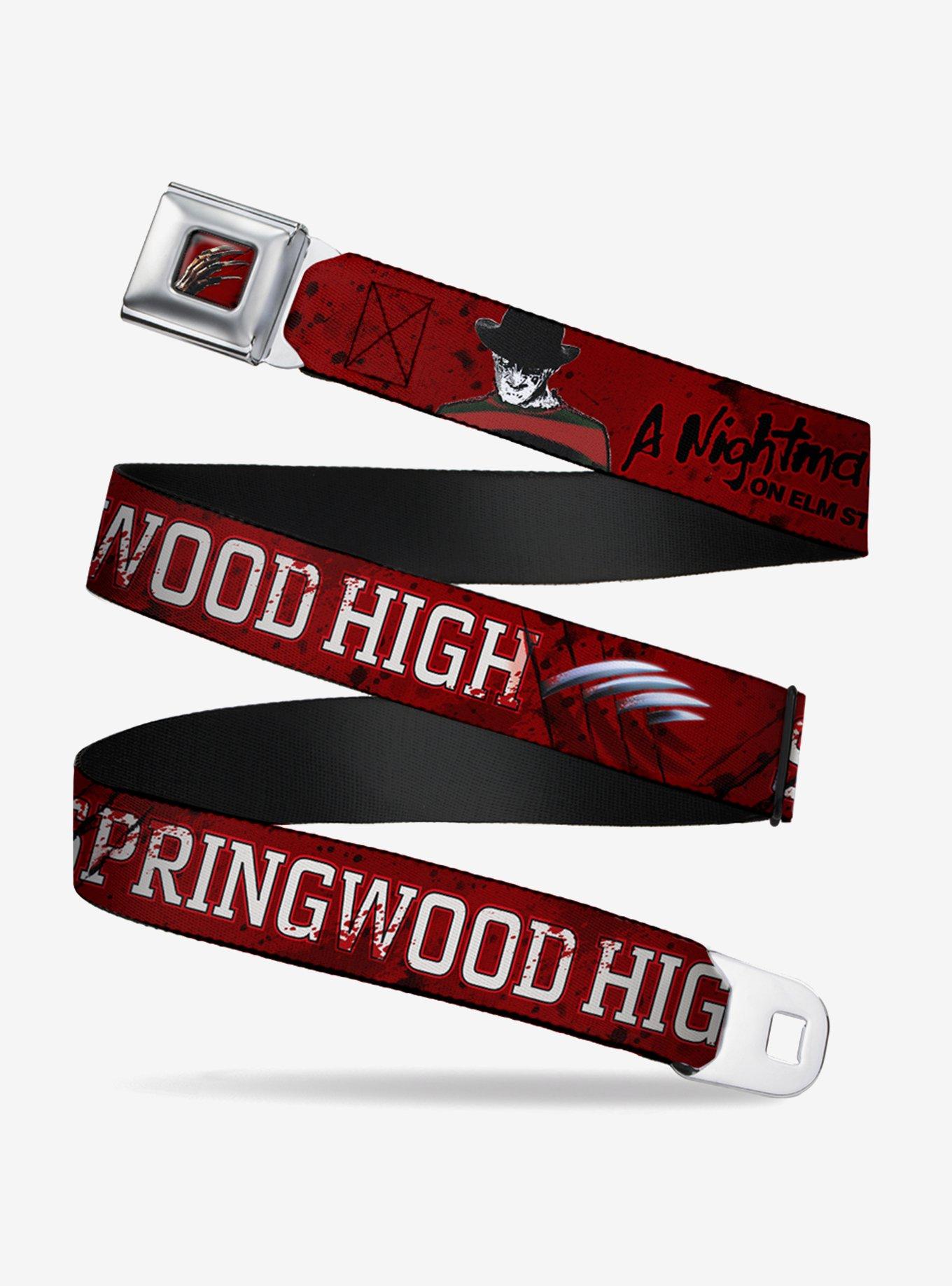 A Nightmare On Elm Street Springwood Freddy Pose Seatbelt Belt, , hi-res